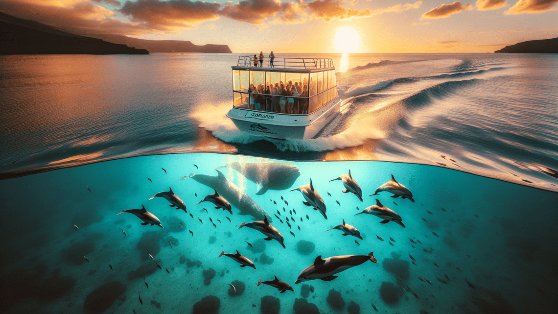 Delphin- und Walbeobachtungsfahrten mit Glasbodenbooten