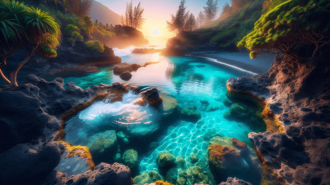 Entspannen in den natürlichen Meerwasserbecken Charco Azul