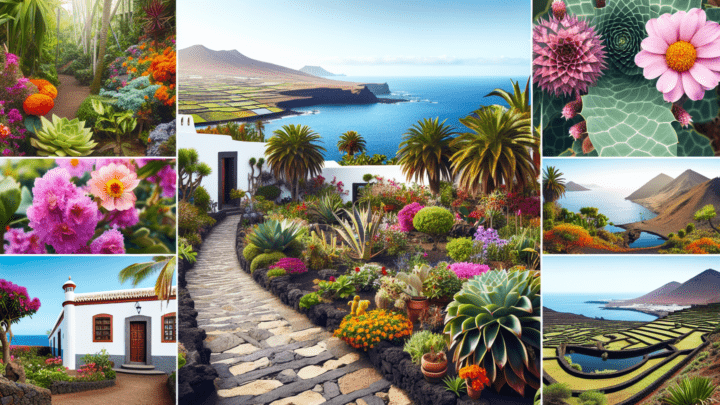Erkundung der botanischen Gärten auf Lanzarote