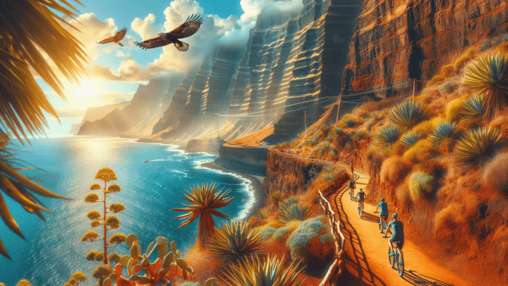 Fahrradtour entlang der Klippen von La Gomera