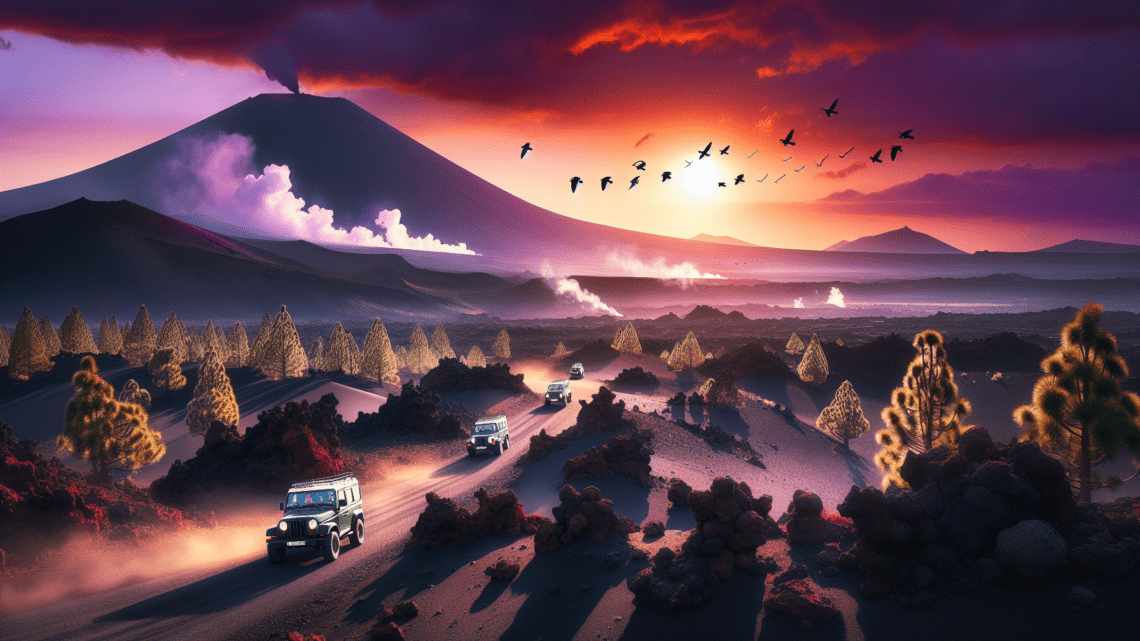 Jeep-Safaris durch die Vulkanlandschaft