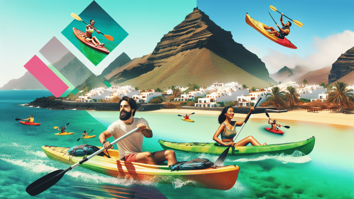 Kanufahren und Kajakfahren entlang der Küsten