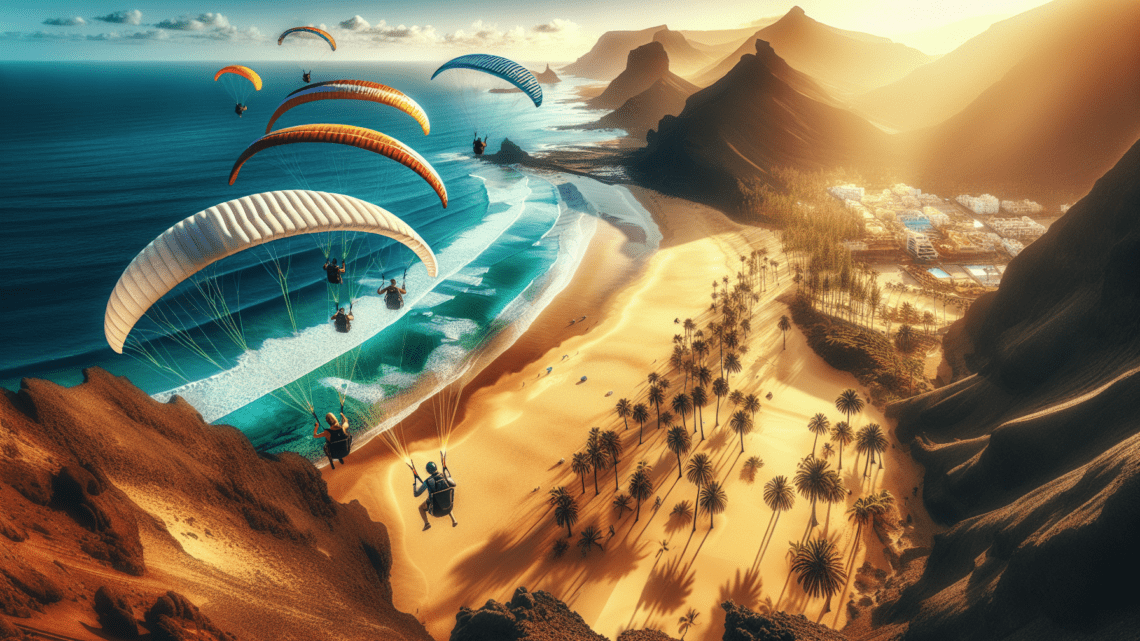 Paragliding-Erlebnis über die Strände von Gran Canaria