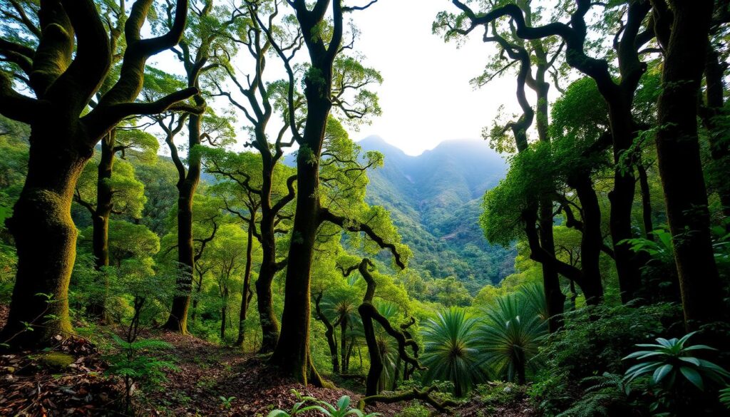 Lorbeerwald La Gomera Geographie