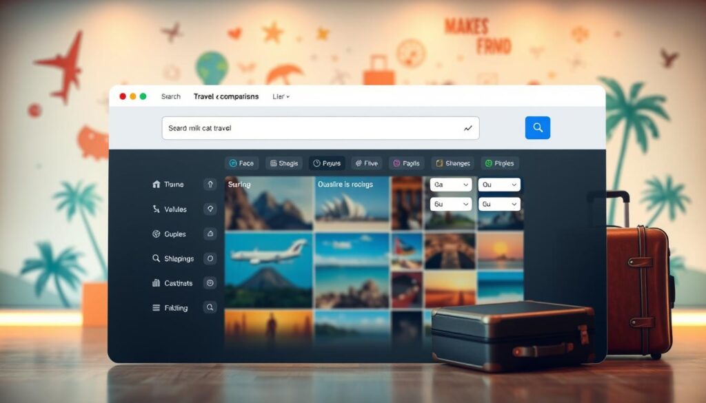 Reisevergleich Suchfilter