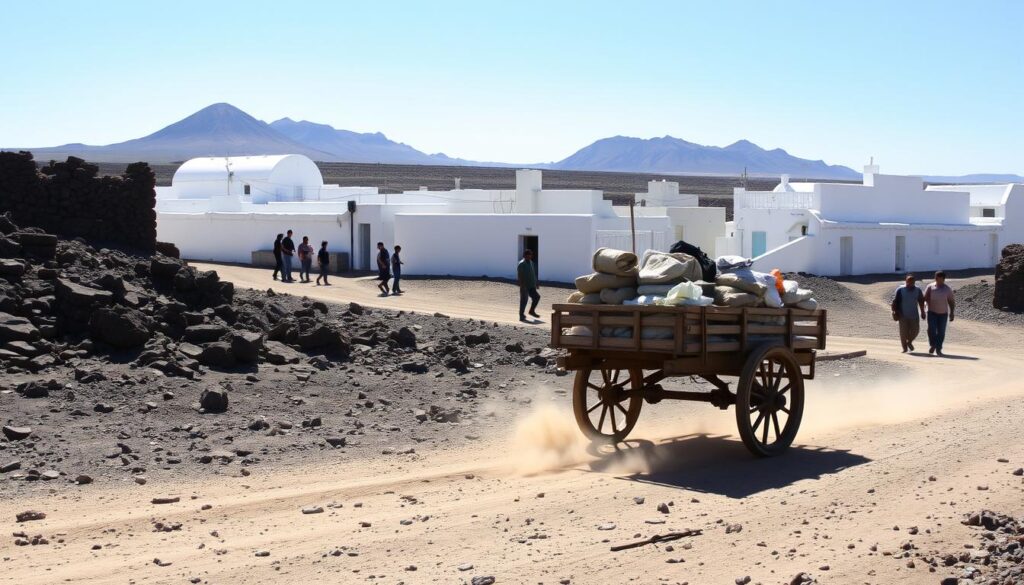 Transport auf La Graciosa